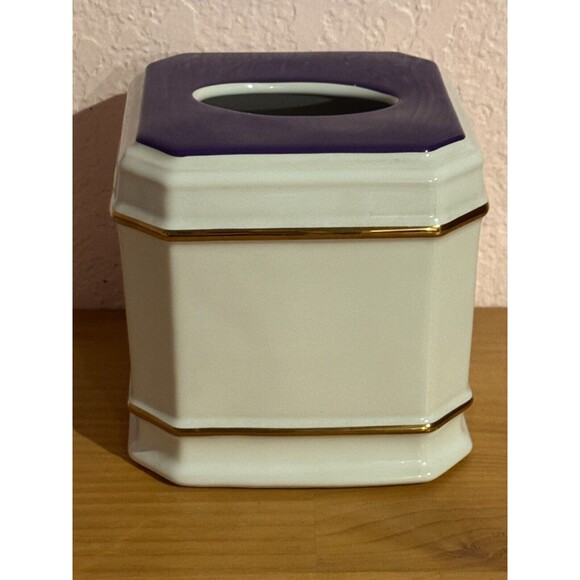 K-State Wildcats Ceramic Tissue Box Cover - Picture 6 of 8